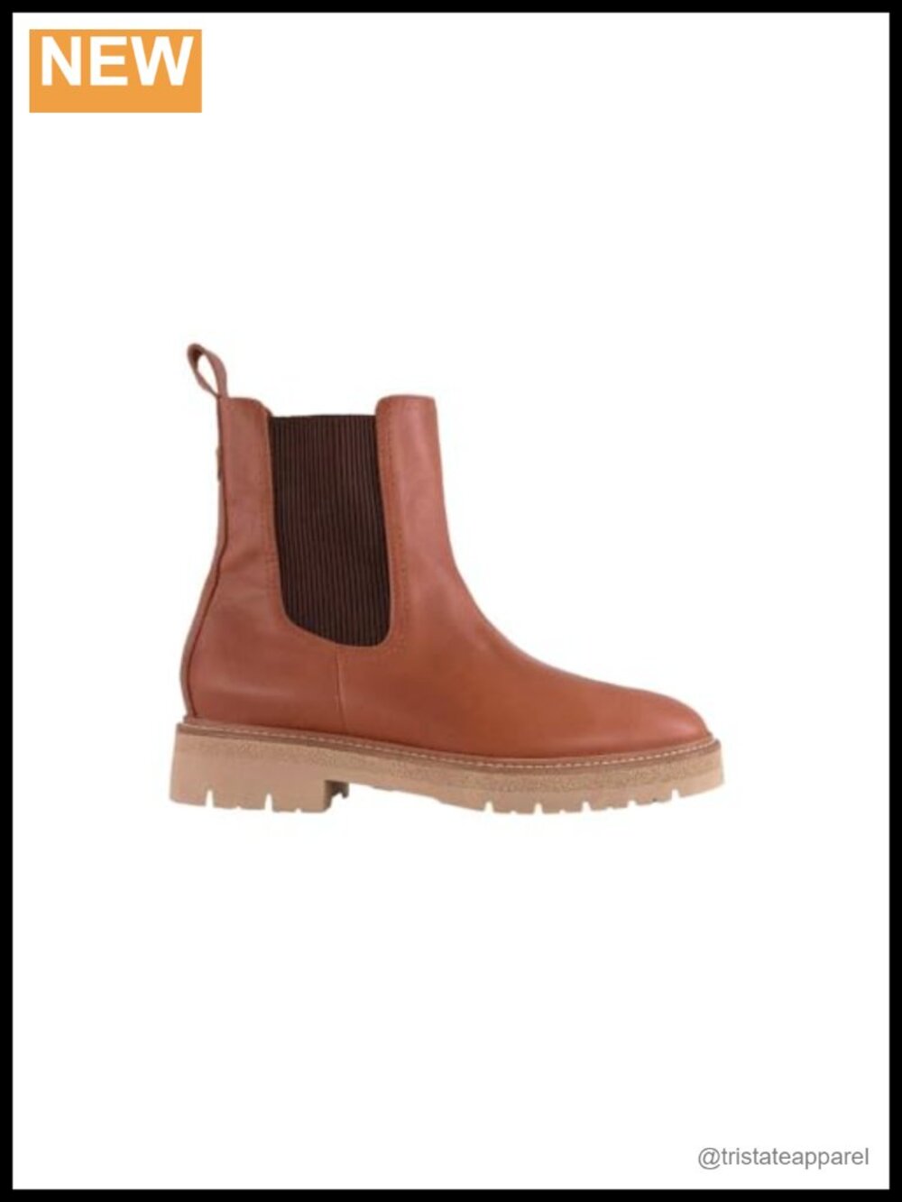 Naot Main Leather Chelsea Boots Women's Low Calf Pull-On Side Zipper
